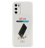 Funda de TPU a prueba de golpes para Oppo A16 transparente
