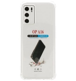 Custodia in TPU antiurto per Oppo A16 trasparente