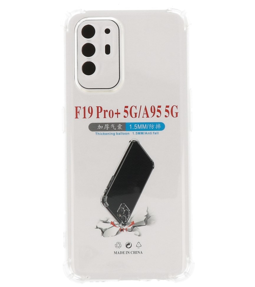 Shockproof TPU Case for Oppo A94 5G Transparent