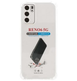 Shockproof TPU Case for Oppo Reno 6 5G Transparent