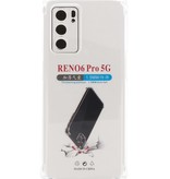 Shockproof TPU Case for Oppo Reno 6 Pro 5G Transparent