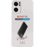 Custodia in TPU antiurto per Oppo Reno 7 5G trasparente