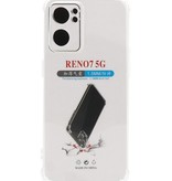 Schokbestendig TPU hoesje voor Oppo Reno 7 5G Transparant