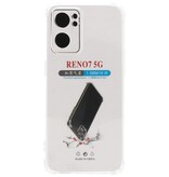 Custodia in TPU antiurto per Oppo Reno 7 5G trasparente