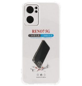 Custodia in TPU antiurto per Oppo Reno 7 5G trasparente