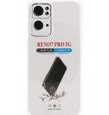 Custodia in TPU antiurto per Oppo Reno 7 Pro 5G trasparente