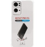 Funda de TPU a prueba de golpes para Oppo Reno 7 Pro 5G Transparente