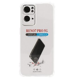 Stødsikker TPU-cover til Oppo Reno 7 Pro 5G Transparent
