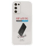 Shockproof TPU Case Oppo A55 5G - A53s 5G Transparent