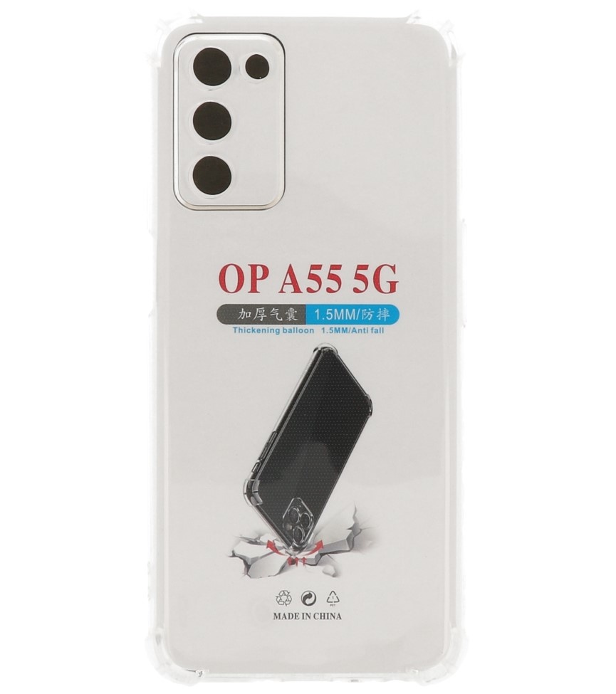 Coque TPU Antichoc Oppo A55 5G - A53s 5G Transparente