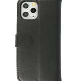 Echtes Leder Case Wallet Case für iPhone 11 Pro Schwarz