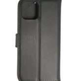Custodia a portafoglio in vera pelle per iPhone 11 Pro nera