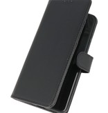 Echt Lederen Hoesje Wallet Case Samsung Galaxy S20 Zwart