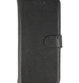 Echt Lederen Hoesje Wallet Case Samsung Galaxy S20 Zwart