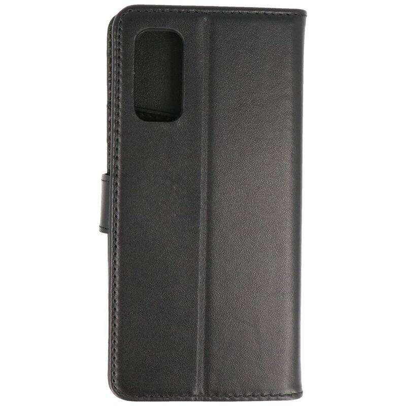 Echtes Leder Case Wallet Case Samsung Galaxy S20 Schwarz