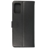 Echtes Leder Case Wallet Case Samsung Galaxy S20 Plus Schwarz