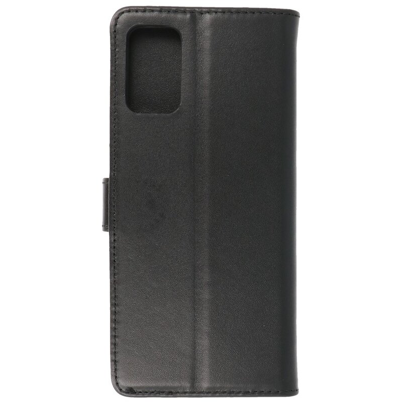 Echtes Leder Case Wallet Case Samsung Galaxy S20 Plus Schwarz