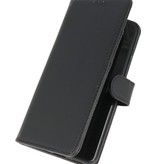 Echtes Leder Case Wallet Case Samsung Galaxy S21 FE Schwarz