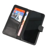 Echtes Leder Case Wallet Case Samsung Galaxy S21 FE Schwarz