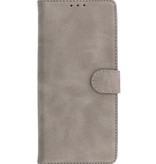 Bookstyle Wallet Cases Coque pour Samsung Galaxy S22 Gris