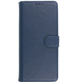 Bookstyle Wallet Cases Coque pour Samsung Galaxy S22 Plus Bleu Marine