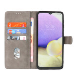 Bookstyle Wallet Cases Hoesje voor Samsung Galaxy S22 Plus Grijs