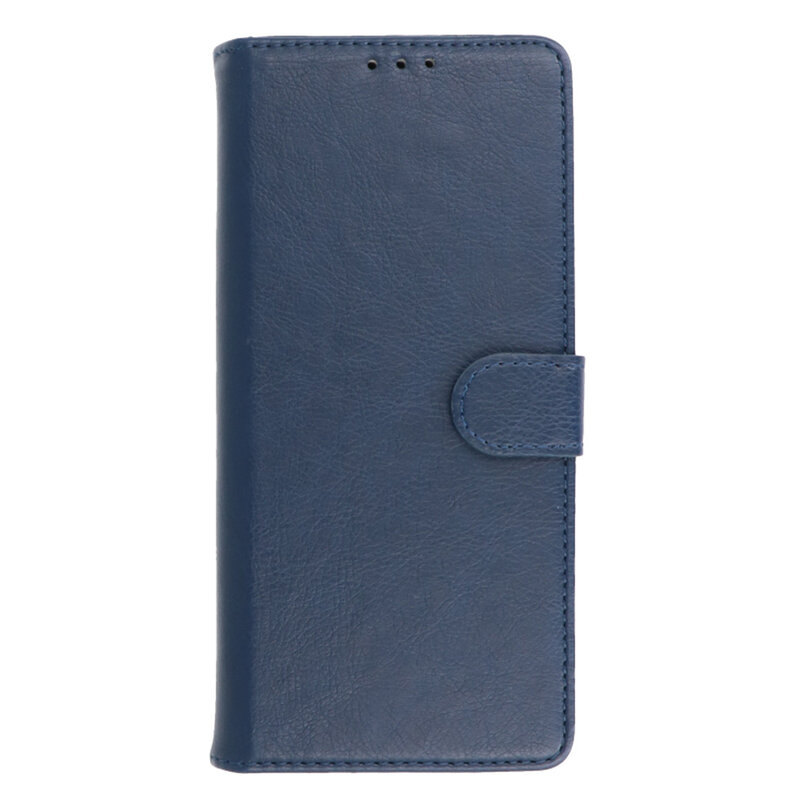 Bookstyle Wallet Cases Hoesje voor Samsung Galaxy S22 Ultra Navy