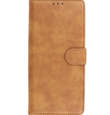 Bookstyle Wallet Cases Hoesje voor Samsung Galaxy S22 Ultra Bruin