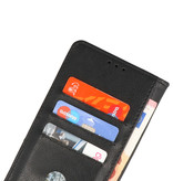 Bookstyle Wallet Cases Hoesje voor Motorola Moto G51 5G Zwart