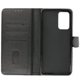 Bookstyle Wallet Cases Hoesje voor Samsung M52 5G Zwart