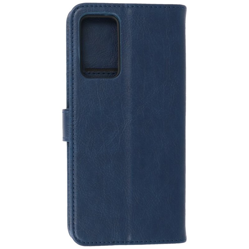 Bookstyle Wallet Cases Custodia per Samsung Galaxy M52 5G Navy
