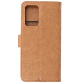 Bookstyle Wallet Cases Funda para Samsung Galaxy M52 5G Marrón