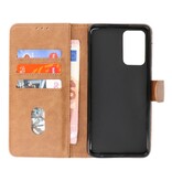 Bookstyle Wallet Cases Cover til Samsung Galaxy M52 5G Brun