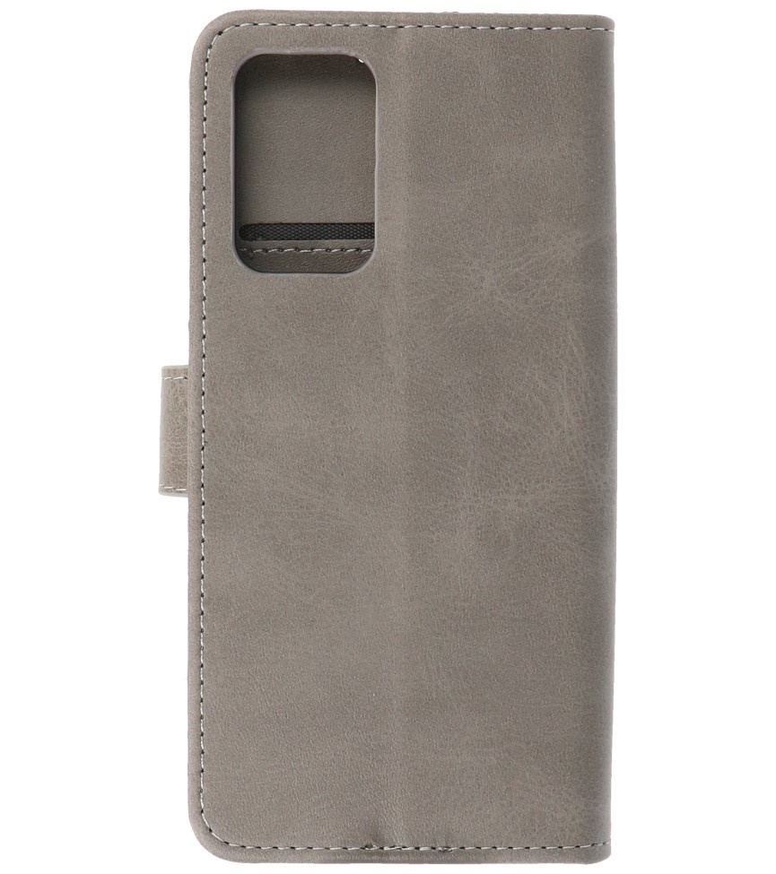 Bookstyle Wallet Cases Custodia per Samsung Galaxy M52 5G grigio