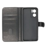 Bookstyle Wallet Cases Taske til Oppo Reno 7 SE 5G Sort