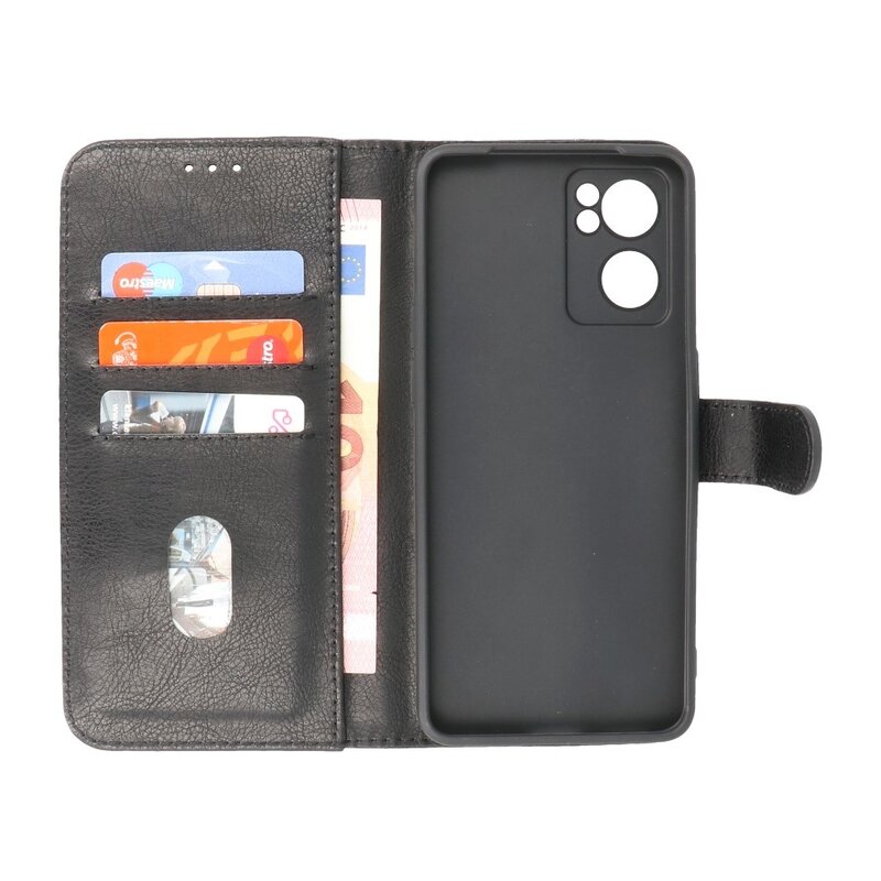 Bookstyle Wallet Cases Case for Oppo Reno 7 SE 5G Black