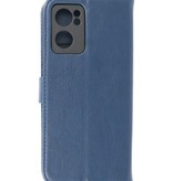 Etuis portefeuille Bookstyle pour Oppo Reno 7 SE 5G Navy