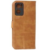Bookstyle Wallet Cases Hülle für Oppo Reno 7 SE 5G Braun