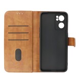 Bookstyle Wallet Cases Hülle für Oppo Reno 7 SE 5G Braun