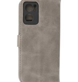 Etuis portefeuille Bookstyle pour Oppo Reno 7 SE 5G Gris