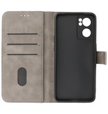 Bookstyle Wallet Cases Case for Oppo Reno 7 SE 5G Gray