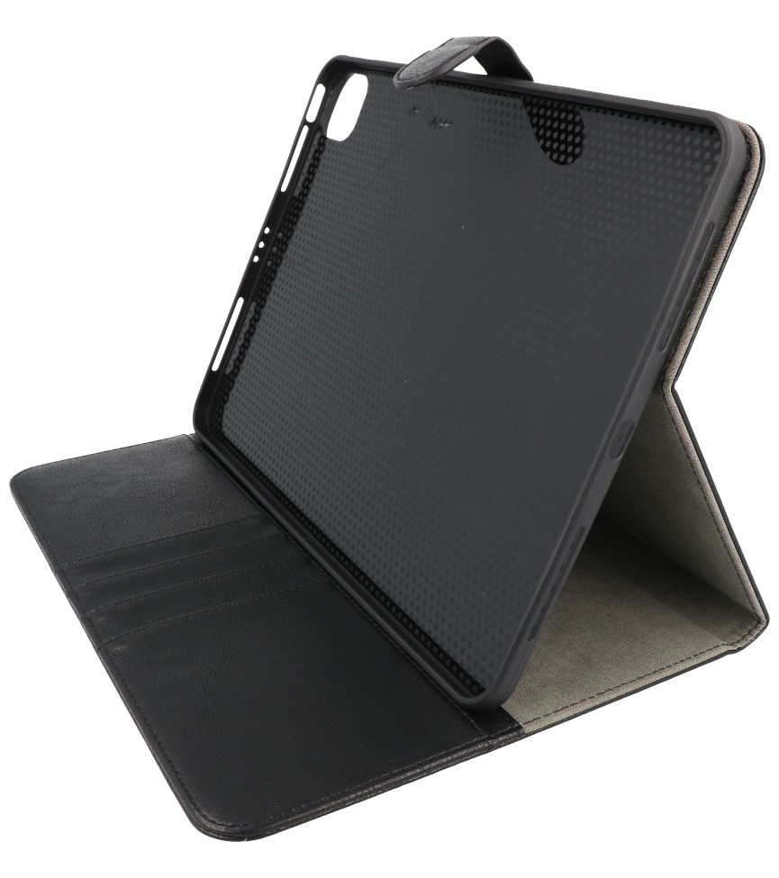 Book Case für iPad Pro 11 2021 - 2020 - 2018 - iPad Air 2020 - 2022 Schwarz