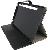 Book Case for Samsung Tab S8 - Tab S7 Black