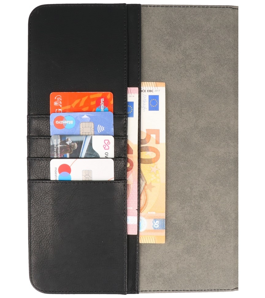 Book Case für Samsung Tab S8 Plus - Tab S7 Plus Schwarz