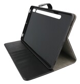 Bogetui til Samsung Tab S8 Plus - Tab S7 Plus Sort