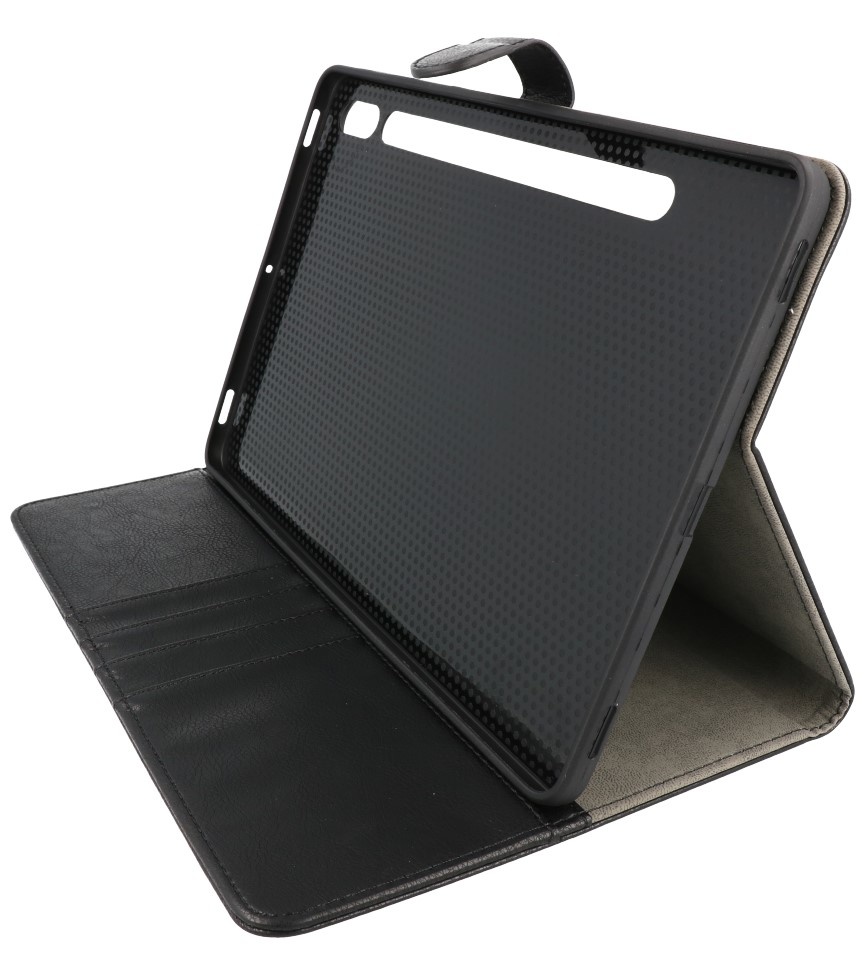 Funda tipo libro para Samsung Tab S8 Plus - Tab S7 Plus Negra