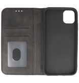 Magnetic Folio Book Case for iPhone 11 Pro Black