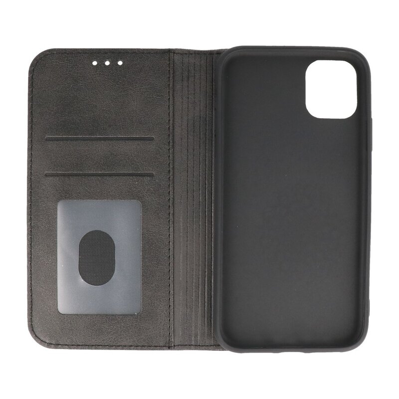 Magnetic Folio Book Case für iPhone 11 Pro Schwarz