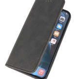 Magnetic Folio Book Case for iPhone 12 - 12 Pro Black