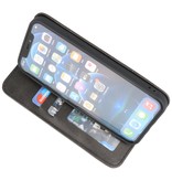 Estuche tipo libro magnético para iPhone 12 - 12 Pro Negro